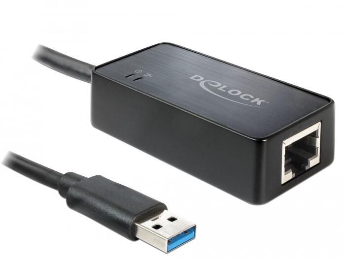 Delock adapter USB 3.0 > Gigabit LAN 10/100/1000 Mb/s karte