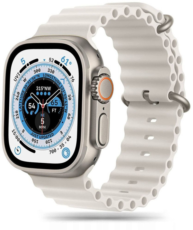 Tech-Protect watch strap IconBand Pro Apple Watch 42/44/45/49mm, beige 9490713930229 9490713930229 (9490713930229) Viedais pulkstenis, smartwatch