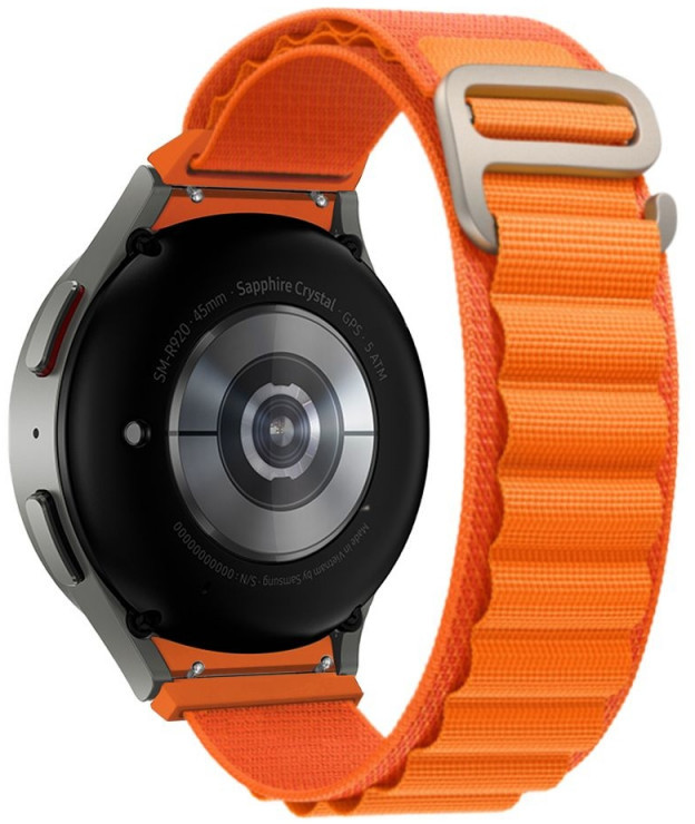 Tech-Protect NYLON PRO SAMSUNG GALAXY WATCH 4 / 5 / 5 PRO (40 / 42 / 44 / 45 / 46 MM) ORANGE