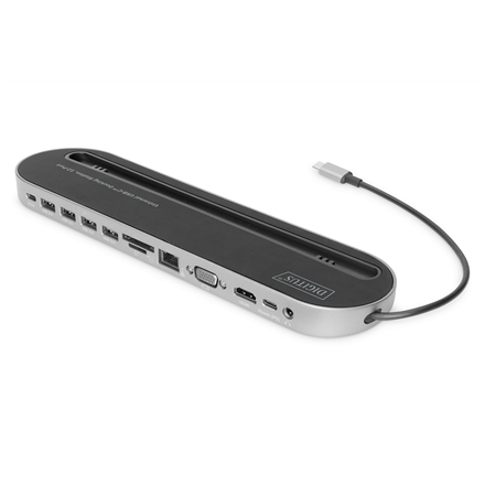 DIGITUS 12-Port USB-C Docking Station USB centrmezgli