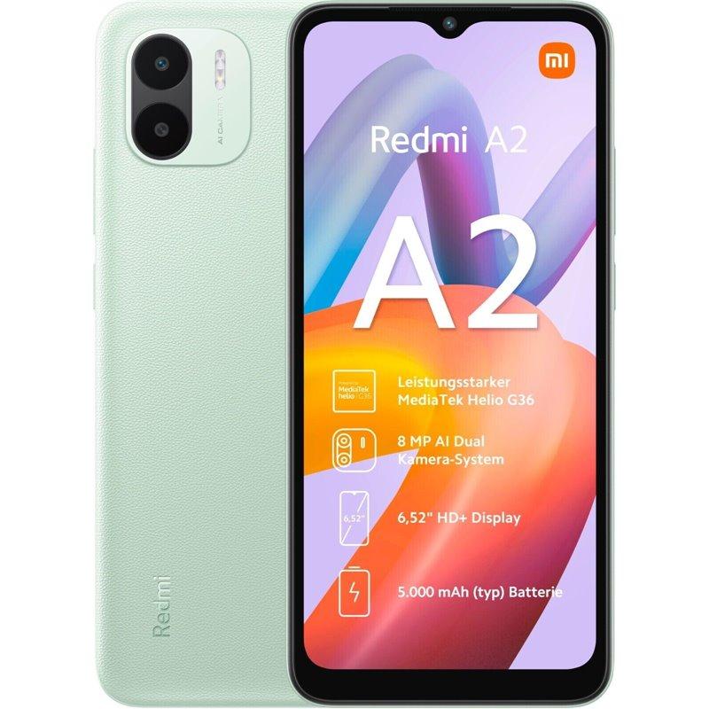 Xiaomi Redmi A2 3GB/64GB Light Green Mobilais Telefons