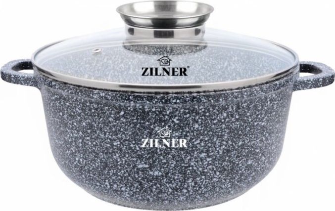 Zilner GARNEK MARMUROWY 4.4L / 24cm ZILNER ZL-7073 ZL-7073 (5903784070731) Pannas un katli