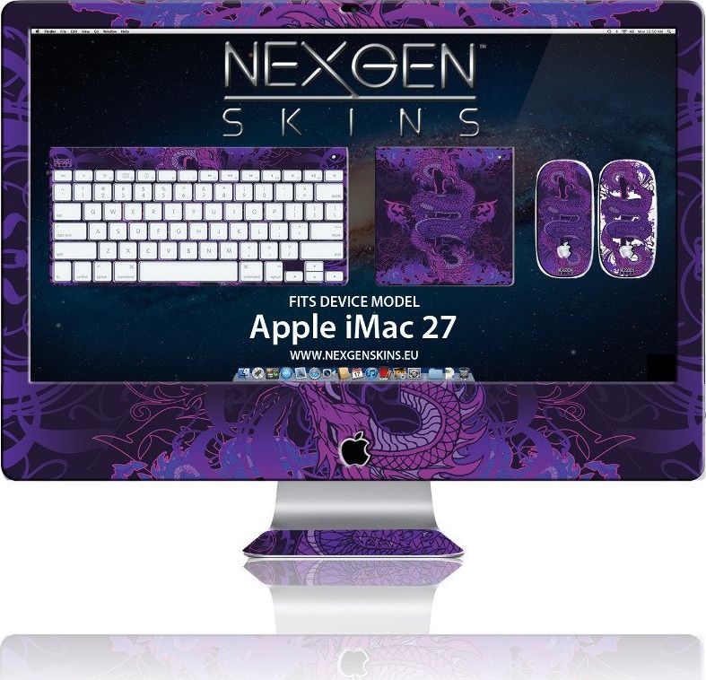 Nexgen Skins Zestaw skorek na obudowe z efektem 3D iMac 27 (Serpentine 3D) 33238-uniw (0758524874040) aksesuārs datorkorpusiem