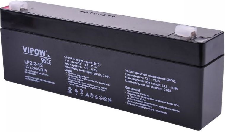 Vipow Akumulator 12V/2.2Ah (BAT0220) BAT0220 (5901436733034) UPS aksesuāri