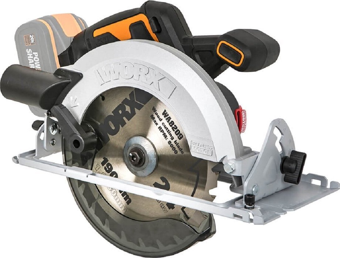 Pilarka tarczowa Worx WX520.9 20 V 190 mm WX520.9 (6943475850135) Zāģi