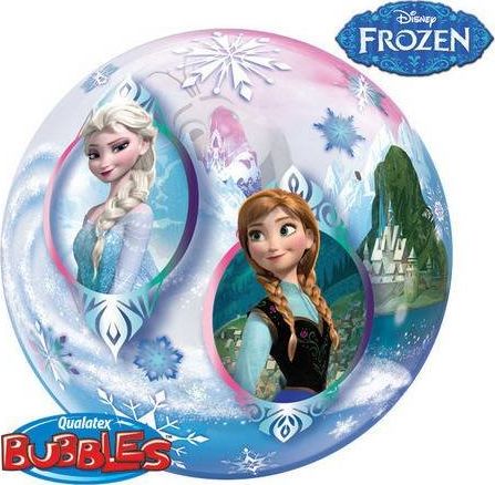 Qualatex Balon foliowy bubble Frozen - Kraina Lodu - 56 cm uniwersalny 6148552 (071444326889)