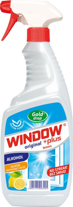 Window Window Plus Lemon Fresh - Plyn do mycia szyb i luster, cytrynowy - 750 ml 003205 (5901474003205) Sadzīves ķīmija