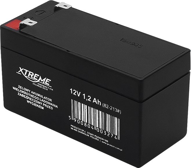 Xtreme Akumulator olowiowy AGM 12V 1.2Ah XTREME 82-213# (5900804003274) UPS aksesuāri