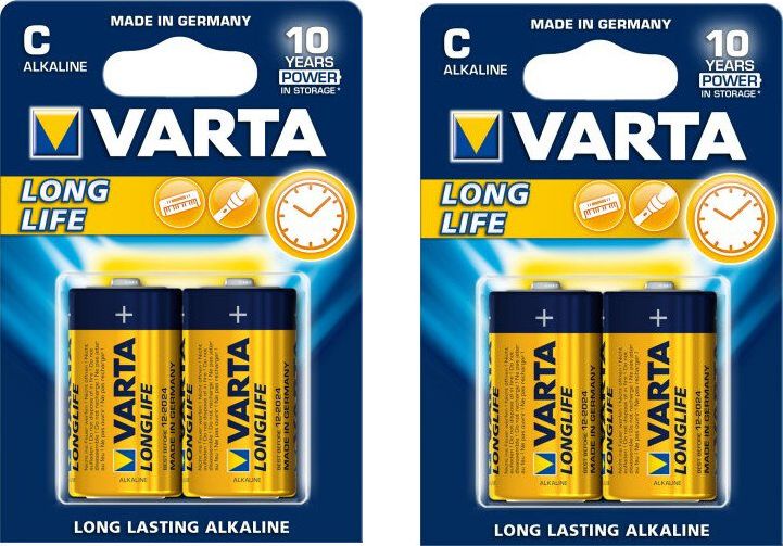 Varta Bateria LongLife C / R14 4 szt. VA239 (4008496525300) Baterija