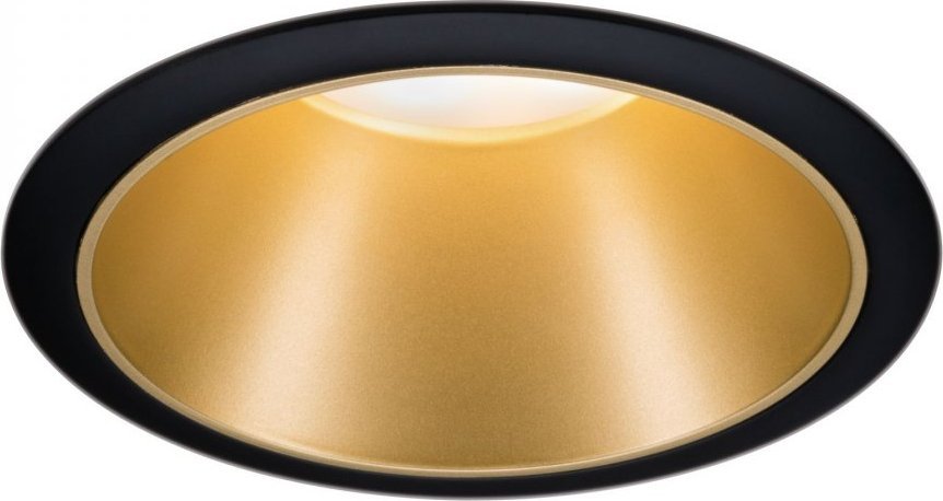 CEILING SPOTLIGHT COLE BLACK/GOLD MATT apgaismes ķermenis