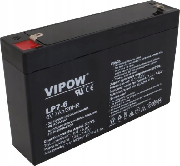 Vipow Gel battery 6V 7Ah toy car