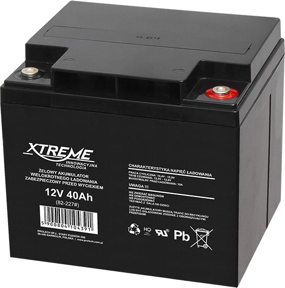 Xtreme Akumulator 12V/40Ah (82-227#) 82-227# (5900804104391) UPS aksesuāri