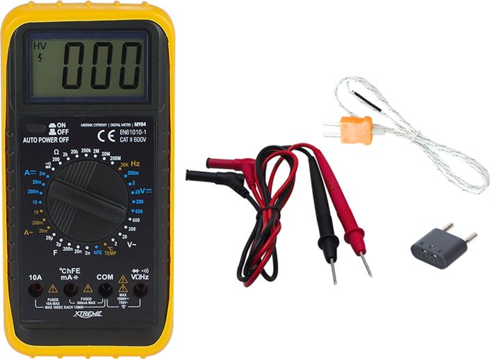 Xtreme Digital voltage tester meter XTREME MY-64 + test leads diode tester