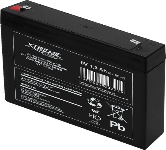 Xtreme Akumulator 6V/1.3Ah (82-203#) 82-203# (5900804003229) UPS aksesuāri