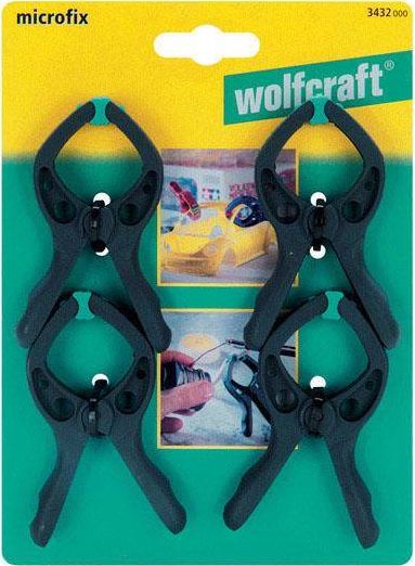 Wolfcraft Scisk sprezynowy Wolfcraft - microfix 30 mm [4 szt.] WF3432000 (4006885343207)