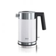 GRAEF. Kettle WK401EU Standard, Stainless steel, White, 2000 W, 360° rotational base, 1 L Virtuves piederumi