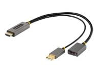 1ft (30cm) HDMI to DisplayPort Adapter, Active 4K 60Hz HDMI Source to DP Moni... adapteris