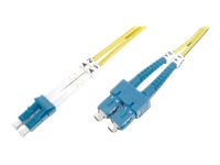 DIGITUS Fiber Optic Patch Cord, duplex SM LC / SC 1m tīkla kabelis