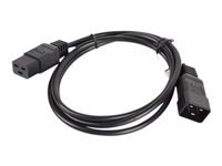 Power cord extension cord IEC 320 C19 - C20 VDE 1.8M VDE black kabelis datoram