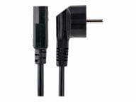 1m (3ft) Computer Power Cord, 18AWG, EU Schuko to C13 Power Cord, 10A 250V, B... adapteris