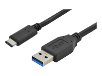 ASSMANN USB 3.0 SuperSpeed Connection Cable USB A M (plug)/USB C M (plug) 1m bla USB kabelis