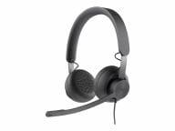 Logitech Zone 750 Headset Head-band USB Type-C Graphite austiņas