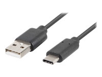 Cable USB CM - AM 2.0 3m black QC 3.0 USB kabelis