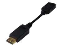 ASSMANN Displayport 1.1a Adapter Cable DP M (plug)/HDMI A F (jack) 0,15m black