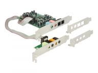 DELOCK PCIe Soundkarte 7.1 24Bit 192kHz mit Toslink In/Out karte