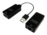 DIGITUS Extender USB 2.0 SuperSpeed Cat.5e/6 UTP, up to 50m kabelis, vads