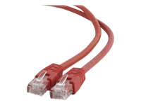 Gembird UTP Cat6 Patch cord, 2 m, red tīkla kabelis