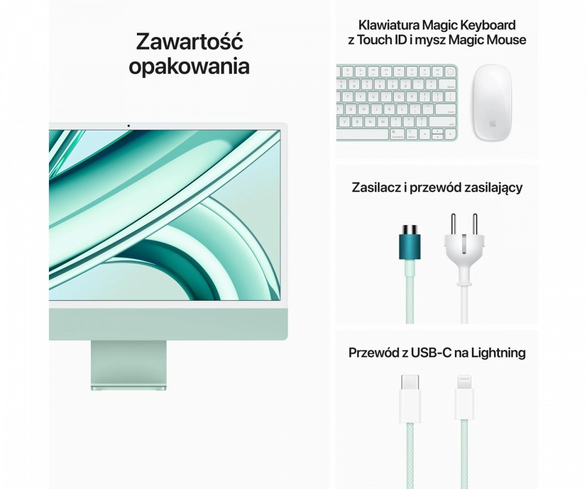 IMAC 24 inch GRN/8CCPU/10CG PU/8GB/512GB