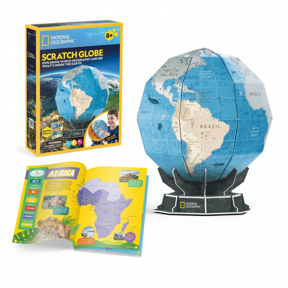 Puzzle 3D National Geographic Globus puzle, puzzle