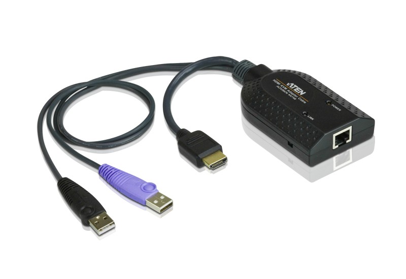 ATEN KA7168 HDMI USB Virtual Media KVM Adapter Cable with Smart Card Reader (CPU Module) - KVM / audio / USB extender KVM komutators