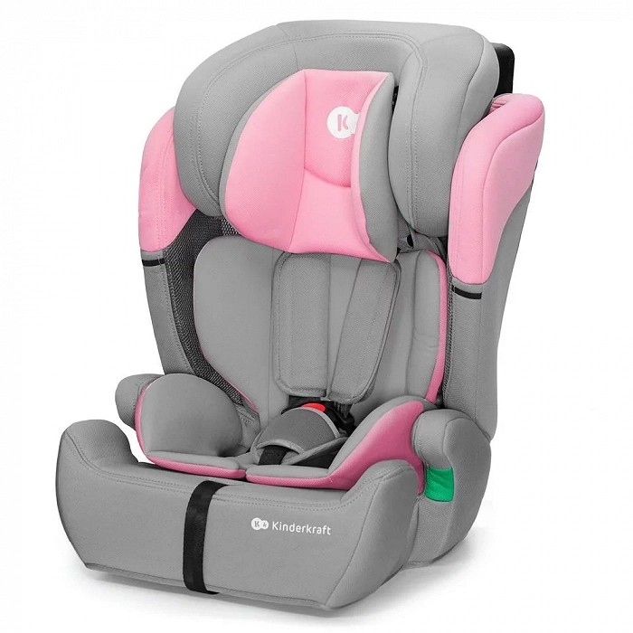 Kinderkraft COMFORT UP baby car seat 1-2-3 (9 - 36 kg; 9 months - 12 years) Pink auto bērnu sēdeklītis