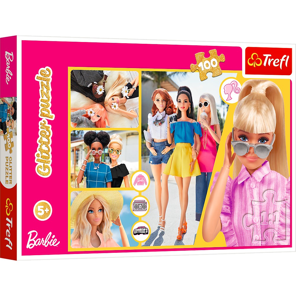 Puzzle 100 elements litter Barbie puzle, puzzle