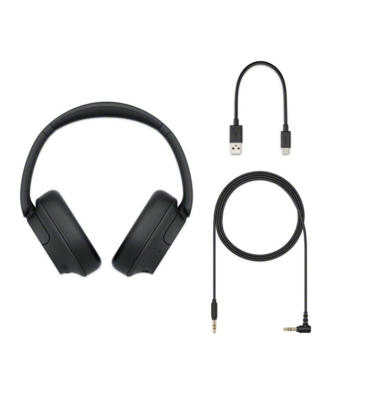 Sony WH-CH720 Headset Wired & Wireless Head-band Calls/Music USB Type-C Bluetooth Black austiņas