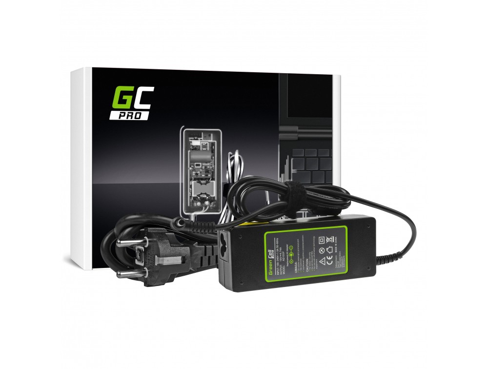 Green Cell PRO Charger AC Adapter 19V 4.74A 90W for AsusPRO B8430U P4540U Asus Zenbook UX51VZ portatīvo datoru lādētājs