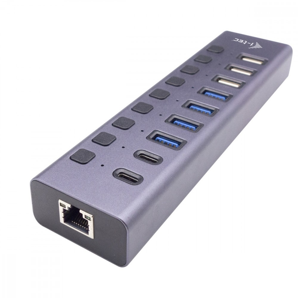 I-TEC USB 3.0/USB-C Charging HUB 9port Planšetes aksesuāri