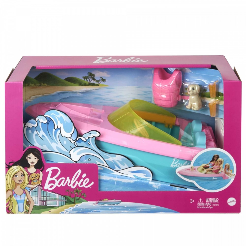 Motorboat Barbie GRG29 (887961903553) bērnu rotaļlieta