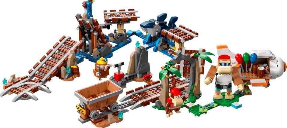 LEGO Super Mario - Diddy Kong's Mine Cart Ride Expansion Set (71425) LEGO konstruktors