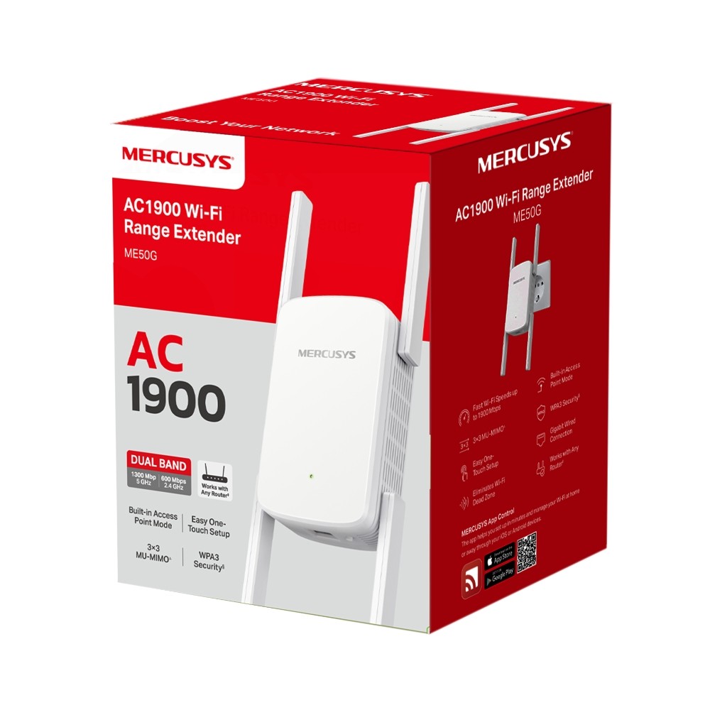 Mercusys ME50G Repeater WiFi AC1900 ME50G (6957939001070)