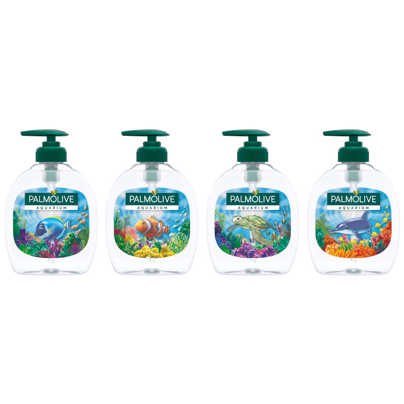 Skidras ziepes Palmolive Aquarium 300ml kosmētika ķermenim