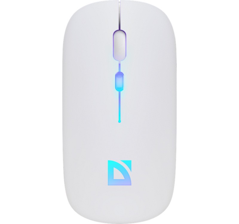 Wireless mouse silent click TOUCH MM-997 battery 800/1200/1600 DPI white 52998 (4745090821956) Datora pele