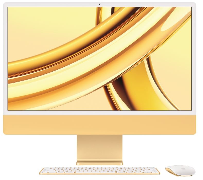 iMac 24 inches: M3 8/10, 8GB, 256GB - Yellow Z19F000AT (5902002231930)