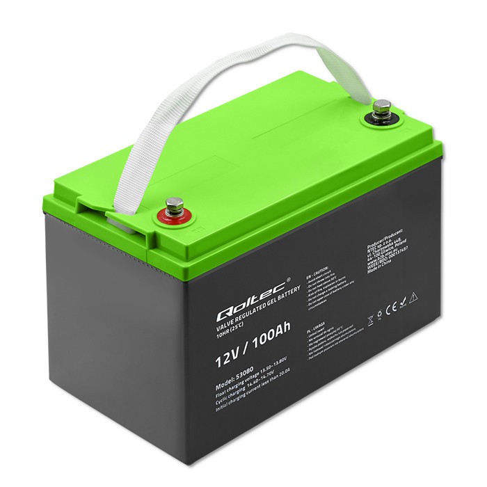 Gel battery 12V, 100Ah 53080 (5901878530802) UPS aksesuāri