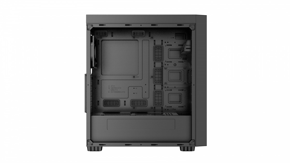 GEMBIRD Computer Case Fornax K500 black Datora korpuss