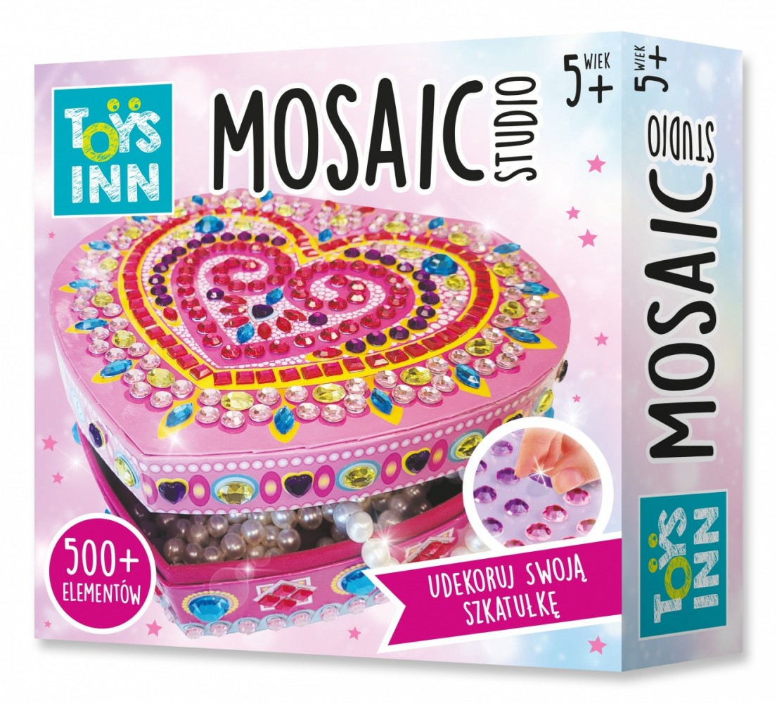 Creative set Box Mosaic Heart galda spēle