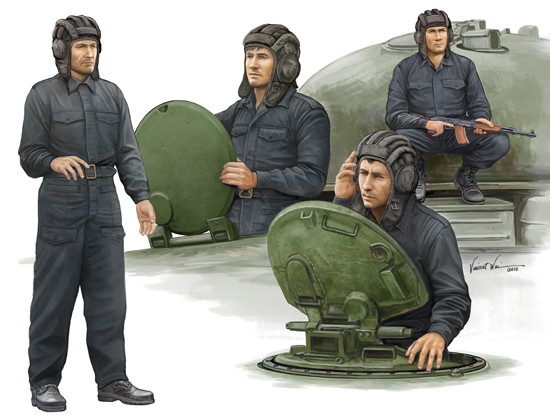 Soviet tank crew 00435 (9580208004358) Rotaļu auto un modeļi