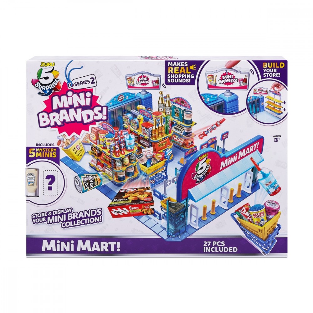 Figures set Mini Brands Global Minimarket 77172 (4894680024915) bērnu rotaļlieta